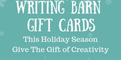 Writing Barn Gift Cards Holiday Season Writing Gifts Retreat Gift Creative Writing Gift Ideas