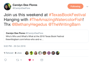 Carolyn Dee Flores texas book festival bethany hegedus austin texas events