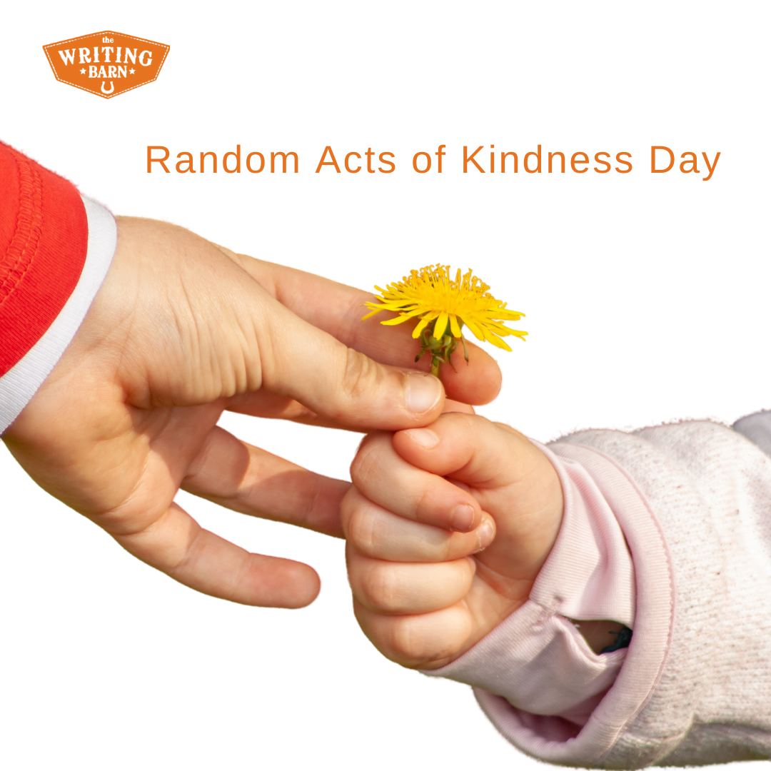 Child Hands with words Random Acts of Kindness 